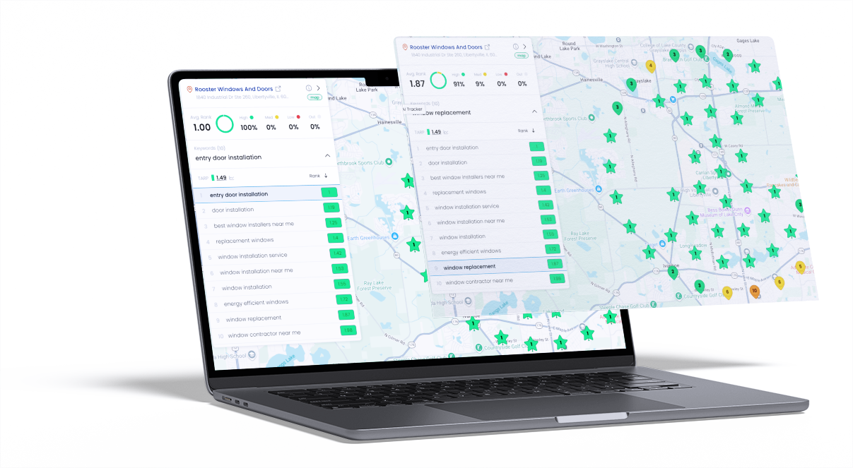 Local search visibility report for Rooster Windows