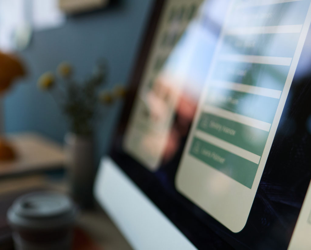 responsive website design and technical user interface architecture