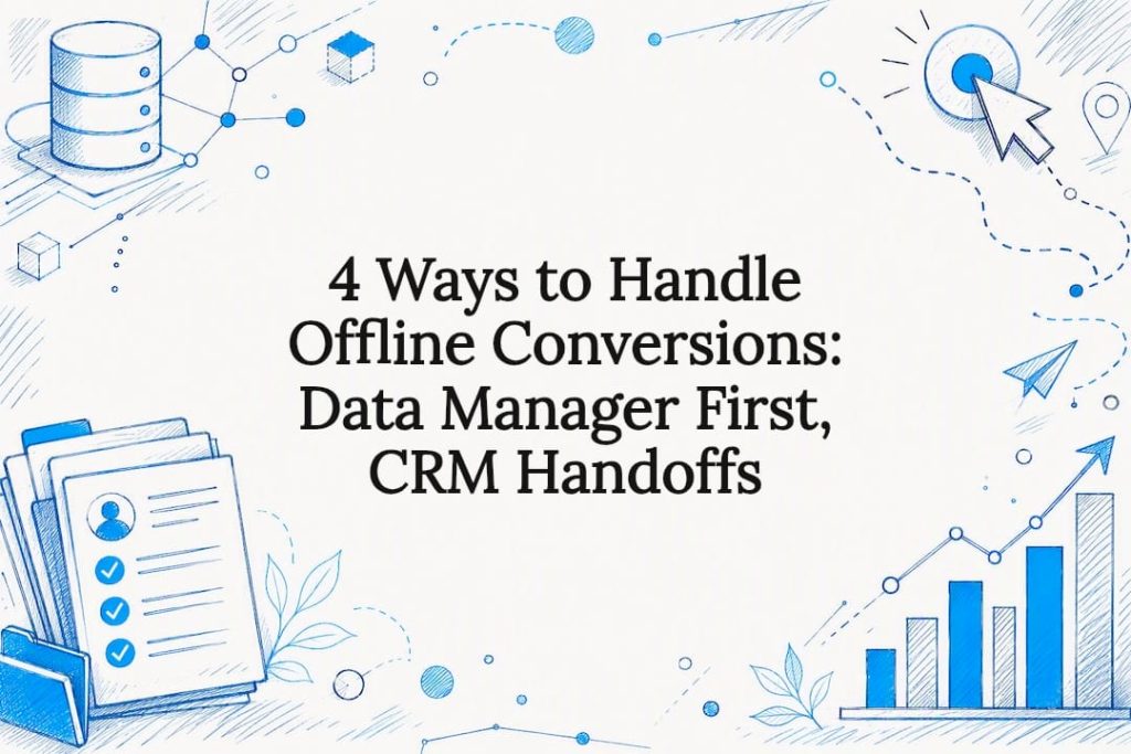 Decorative offline conversion data title card