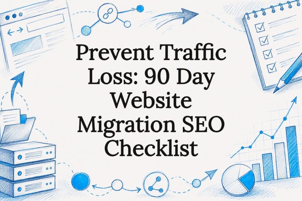 Website migration SEO title card