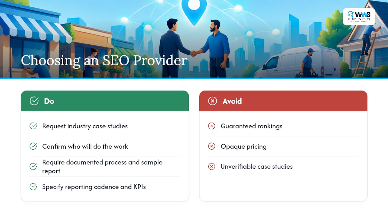 How Do You Choose the Right SEO Provider? — overview diagram