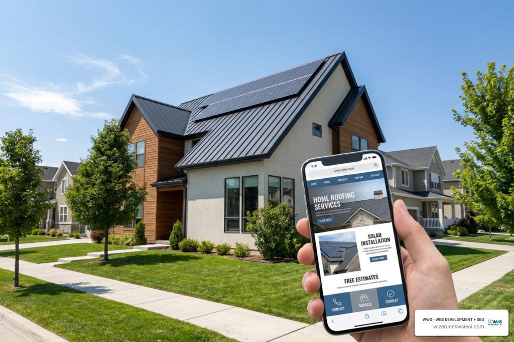 modern roofing website