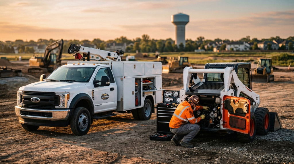Masterman heavy equipment repair website homepage