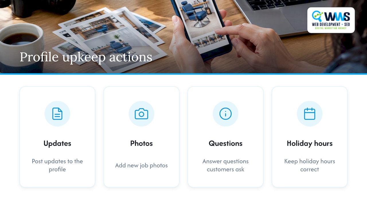 Four Google Business Profile upkeep actions